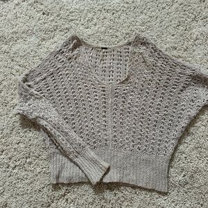 Free People Taupe Knit Summer  Sweater